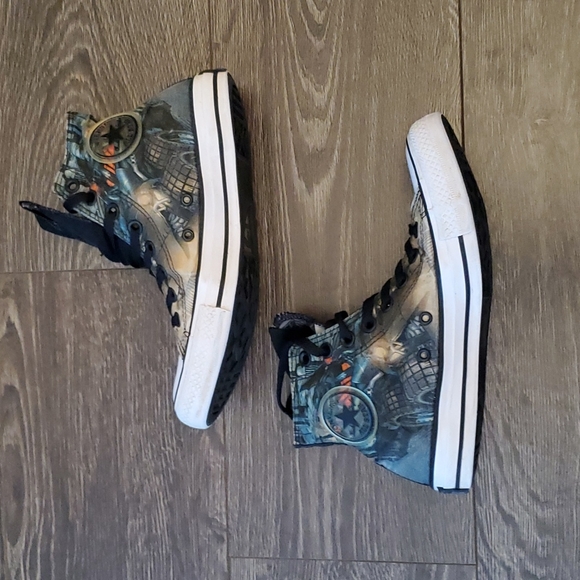 🦇 Converse X DC Comics BATMAN Chuck Taylor Hi Top Shoes - Picture 3 of 16